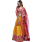 Red Yellow Silk Lehenga Choli