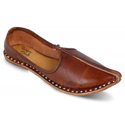 Brown Traditional Jutti For Men