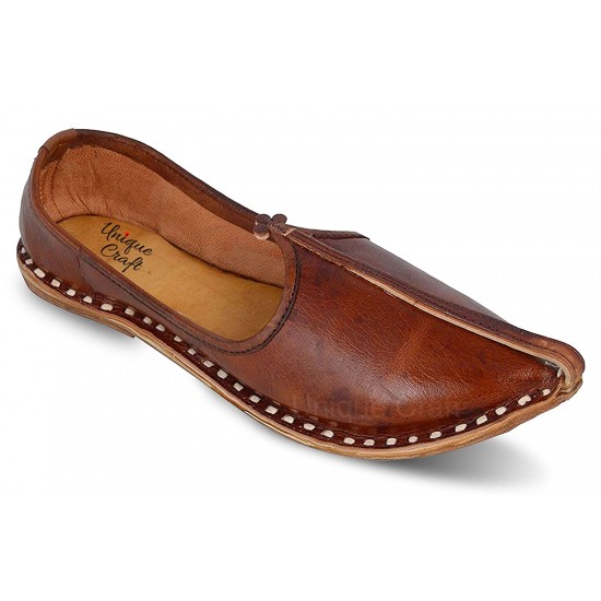 Brown Traditional Jutti For Men