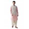 White Embroidered Nehru Jacket Kurta Set 